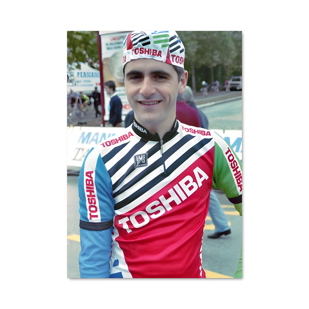 Poster L'Élan de Laurent – affiche Cyclisme